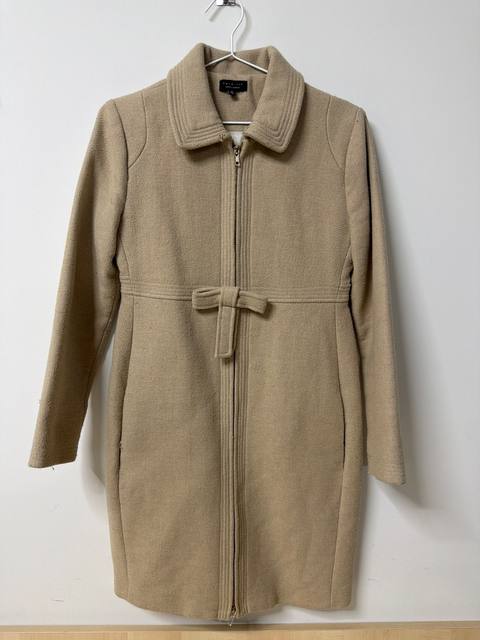 Twin-Set Simona Barbieri abrigo beige T16/172 vintage italiano