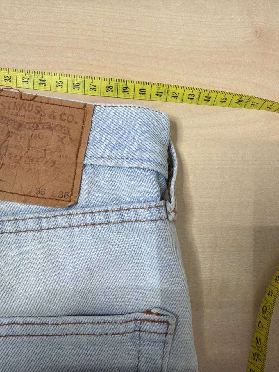 Levi's Vaquero Recto Lavado Clarito Vintage Streetwear, azul claro — foto 8