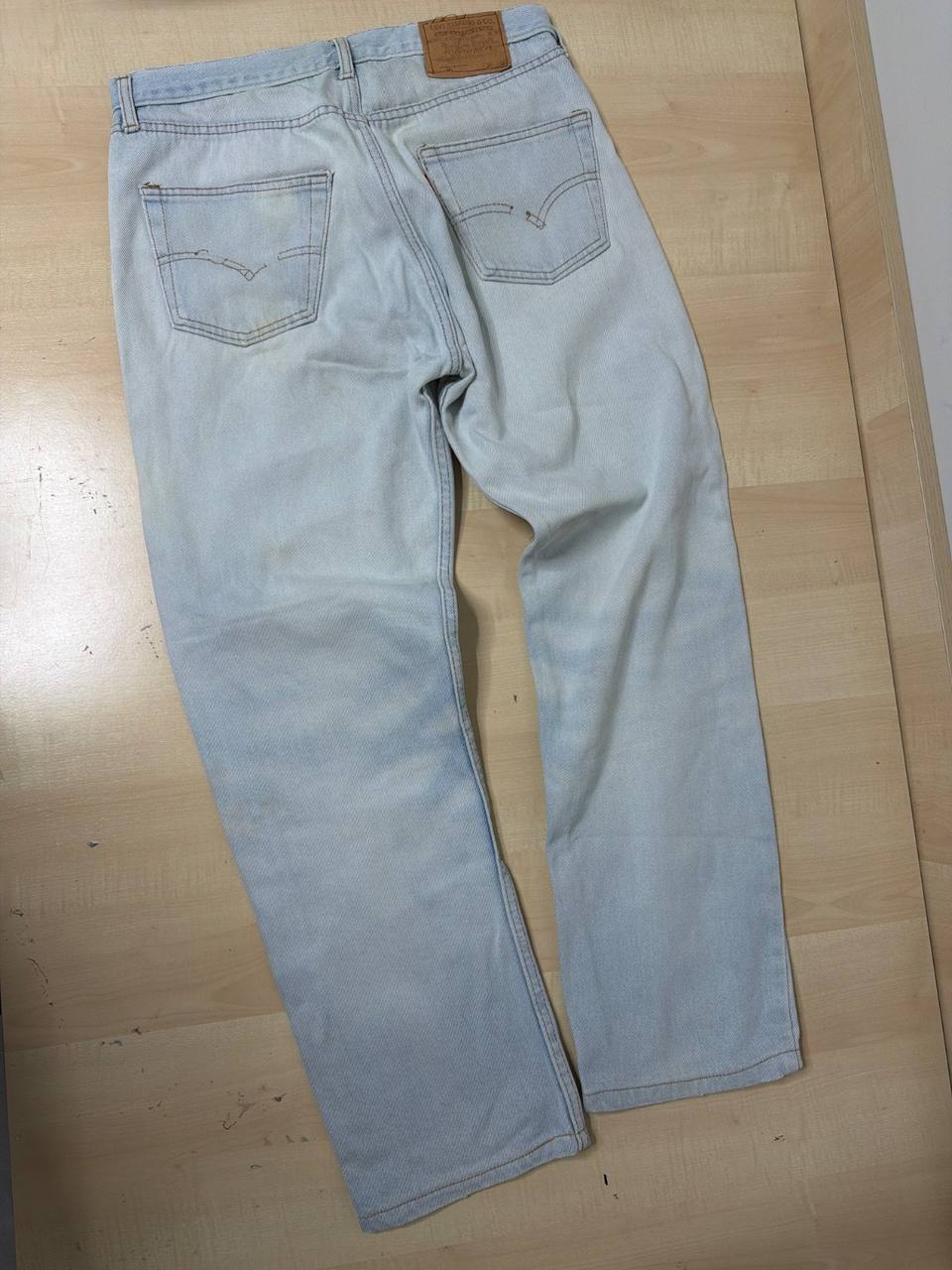 Levi's Vaquero Recto Lavado Clarito Vintage Streetwear, azul claro — foto 2