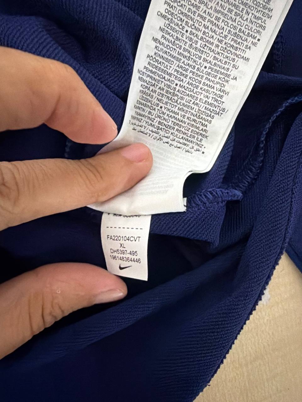 Nike Inglaterra chaqueta entrenamiento XL Dri-Fit vintage, azul marino — foto 5