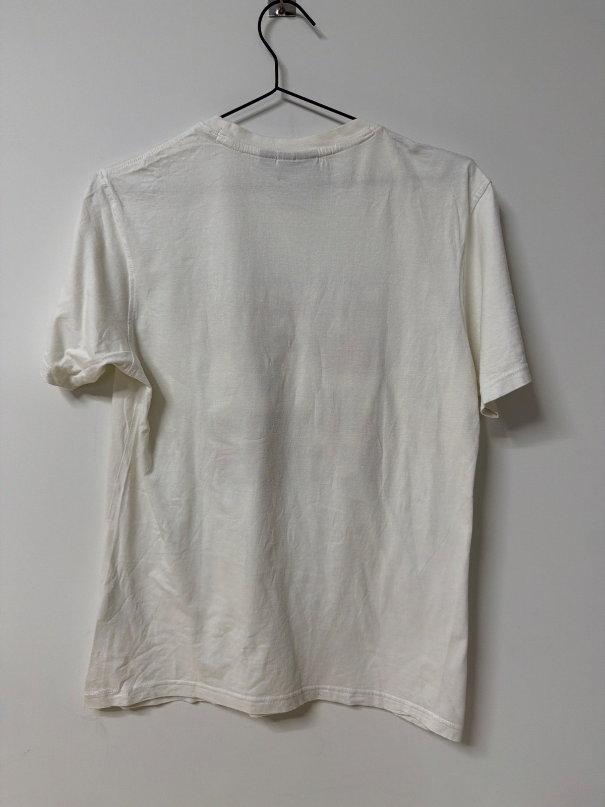 Fila White T-Shirt Graphic Checkerboard Logo Size S — foto 2