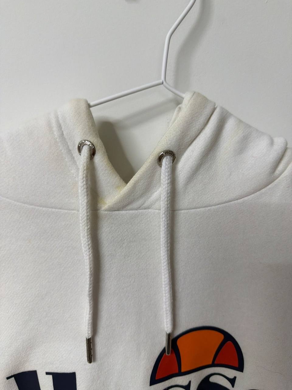 Ellesse sudadera capucha blanca Streetwear Vintage Retro — foto 3