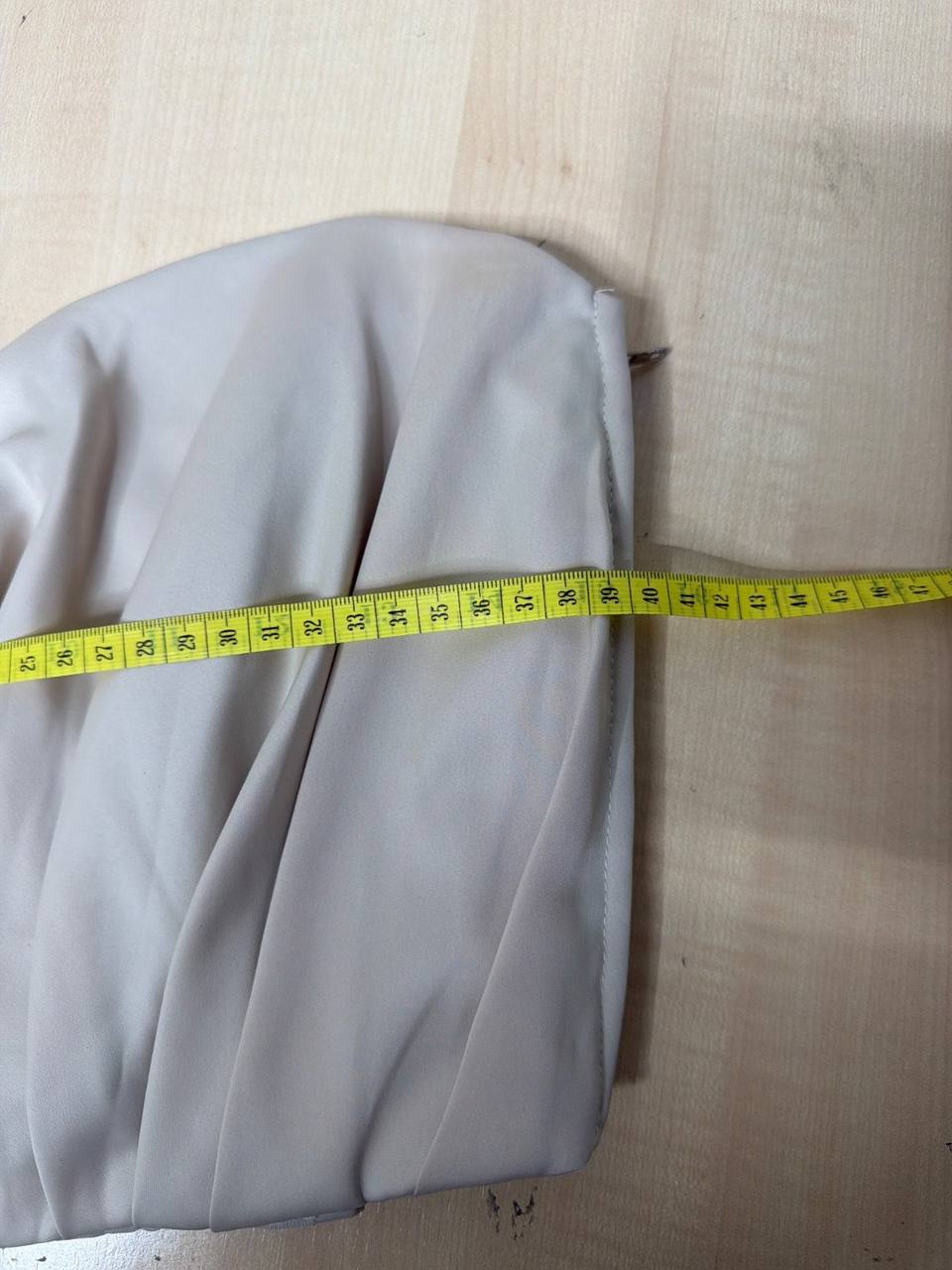 Corsé vintage Maison Clery raso gris satinado retro — foto 6