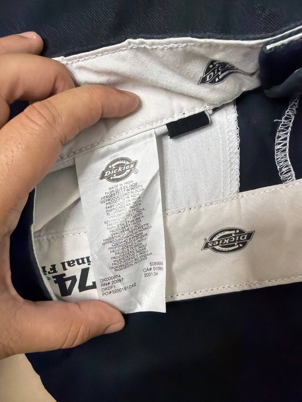 Dickies 874 pantalón chino negro Streetwear Workwear Vintage — foto 8
