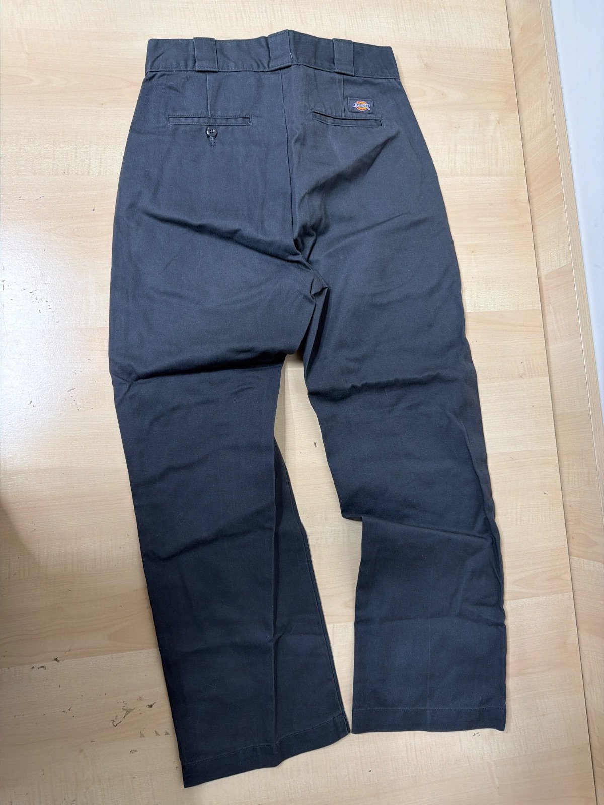 Dickies Work Pants Charcoal Grey W26 Straight Skater Trousers Y2K — foto 2