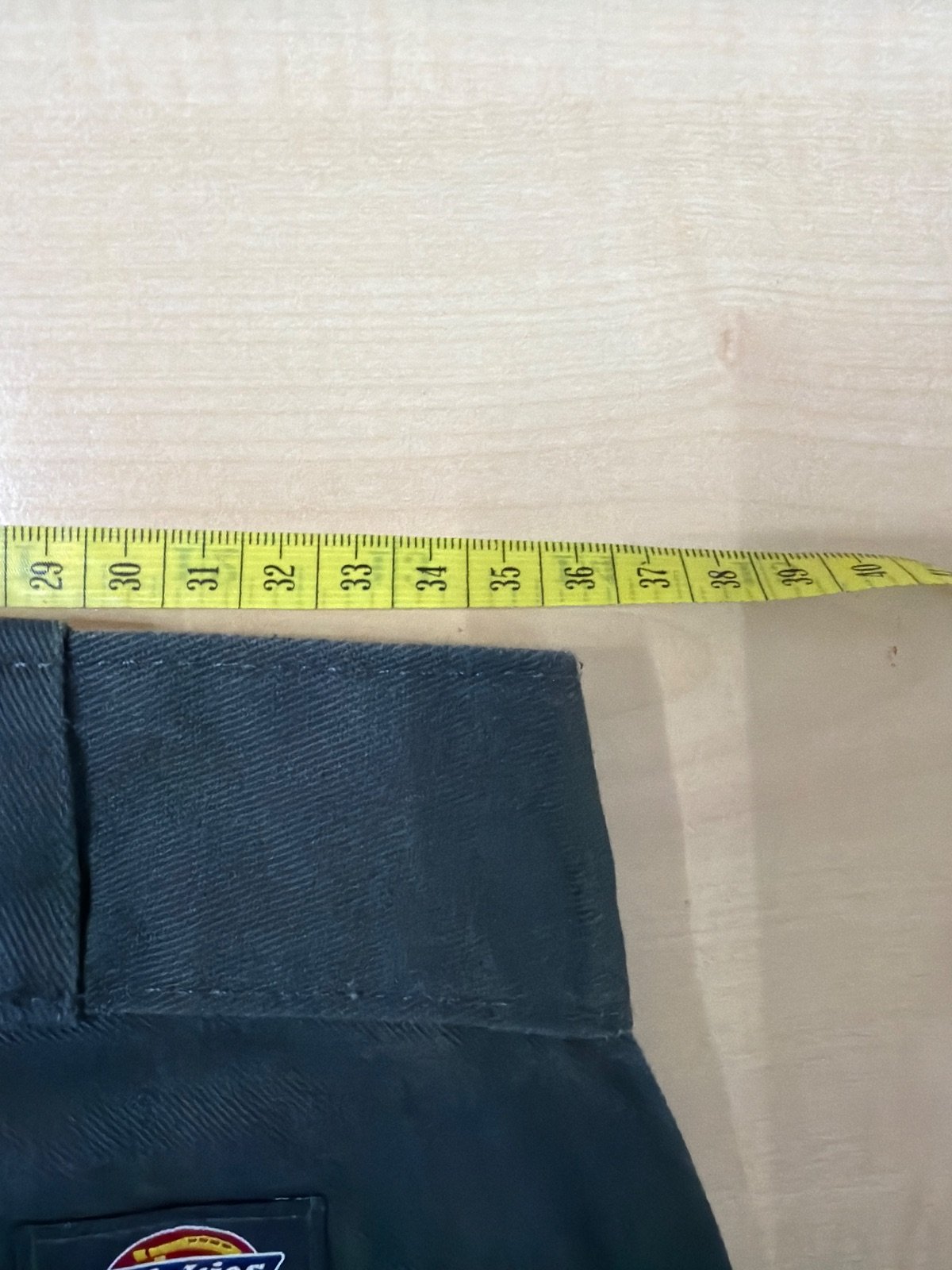 Dickies Work Pants Charcoal Grey W26 Straight Skater Trousers Y2K — foto 6
