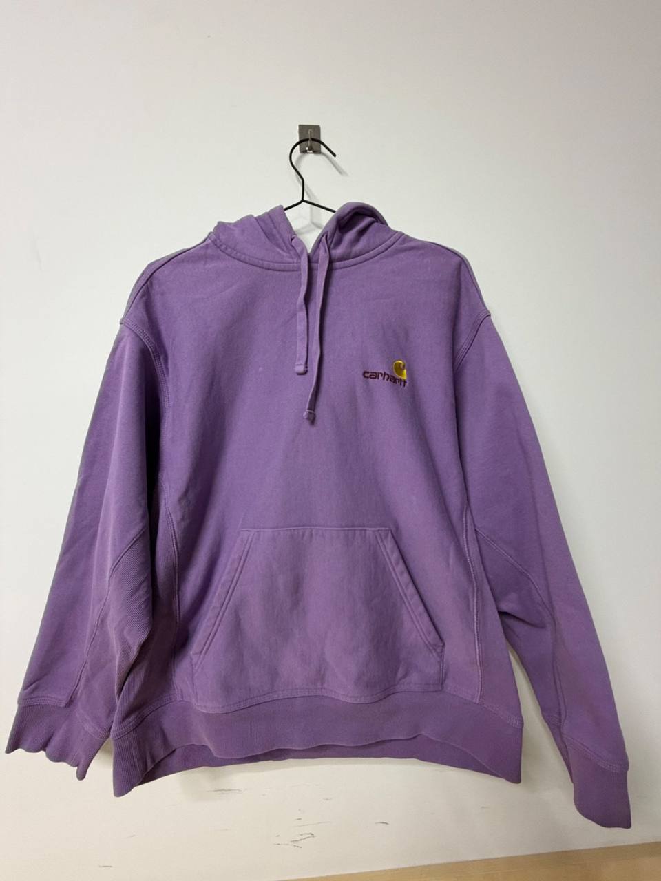 Sudadera Carhartt WIP capucha lila oversize streetwear — foto 3