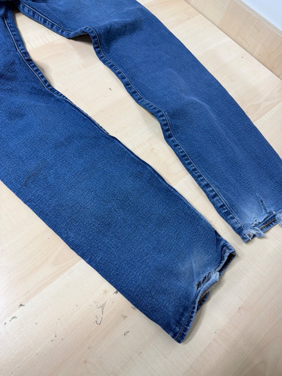 Levi's 501 Premium Straight Leg Jeans Distressed Faded W31 L32 — foto 3