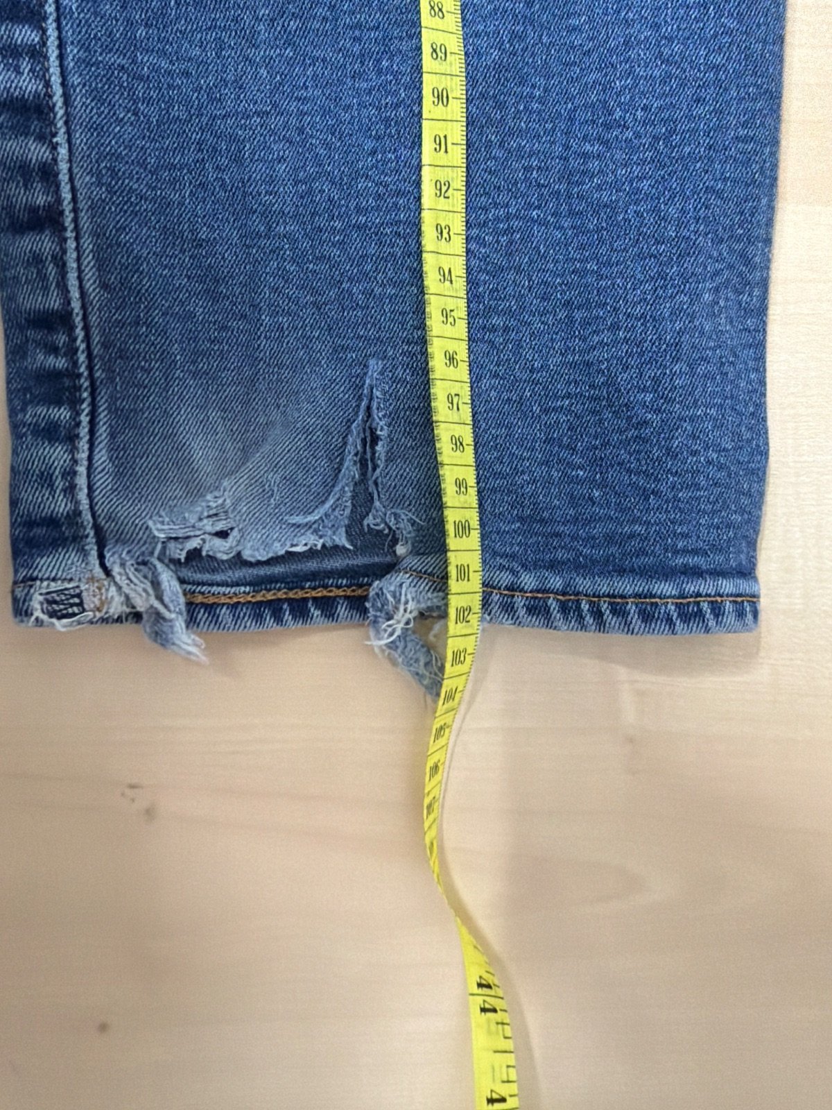 Levi's 501 Premium Straight Leg Jeans Distressed Faded W31 L32 — foto 5
