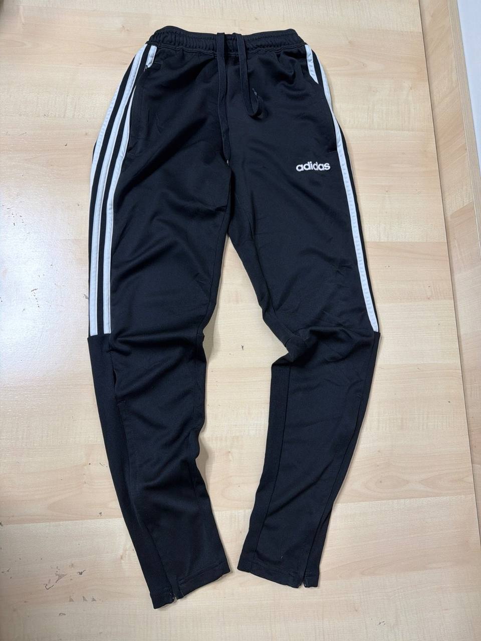Adidas Pantalón Chándal Climalite Negro 3 Rayas Vintage