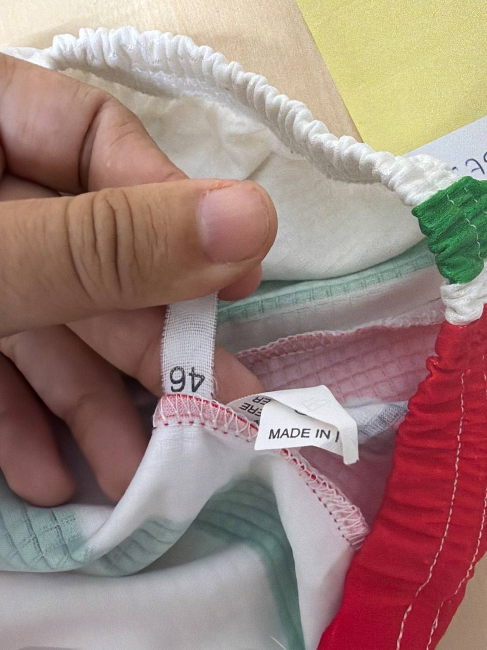 Maillot ciclismo Ramp Tour d'Italia Ritter Talla 46 Vintage, verde, blanco y rojo — foto 3