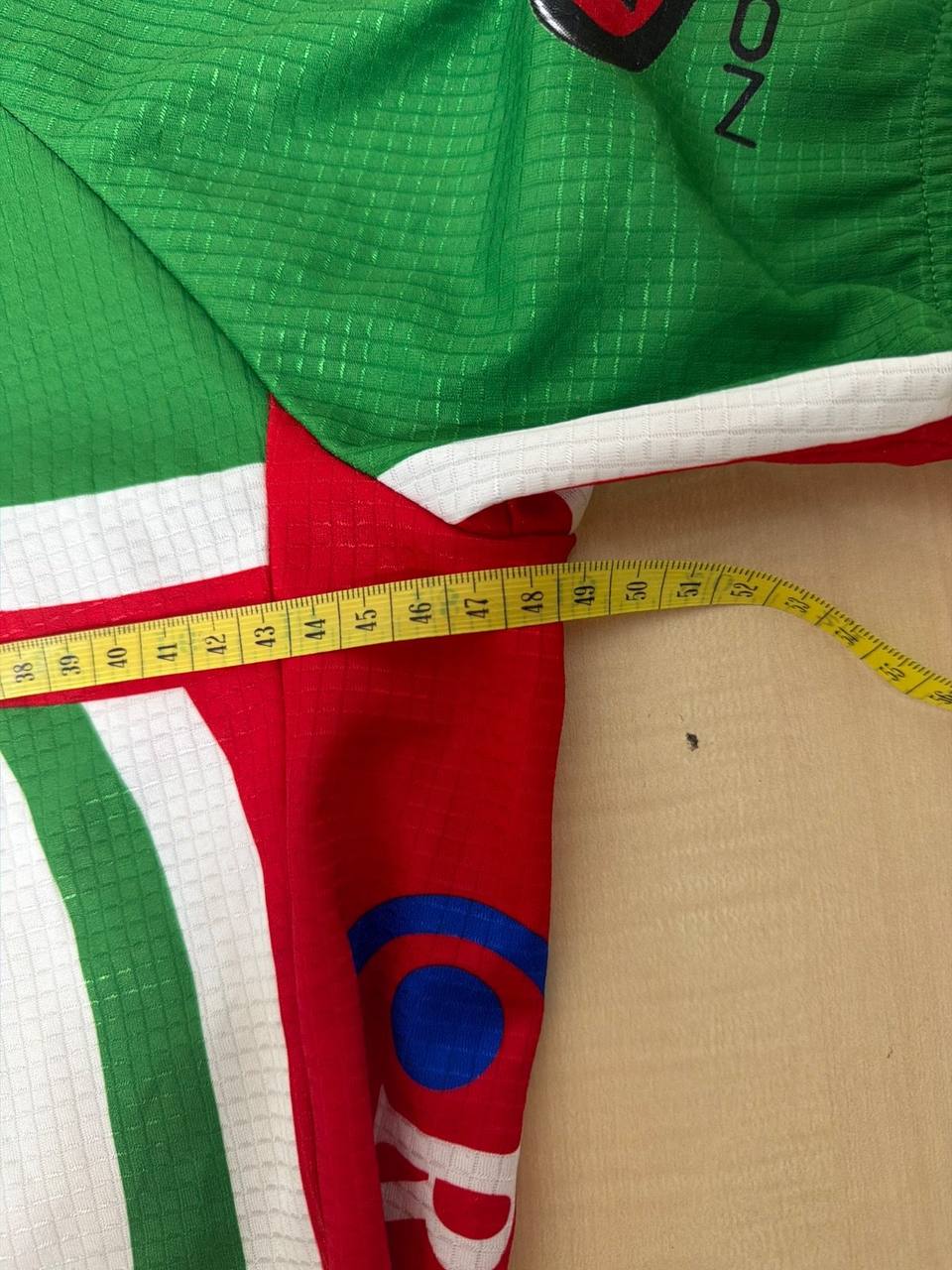 Maillot ciclismo Ramp Tour d'Italia Ritter Talla 46 Vintage, verde, blanco y rojo — foto 4