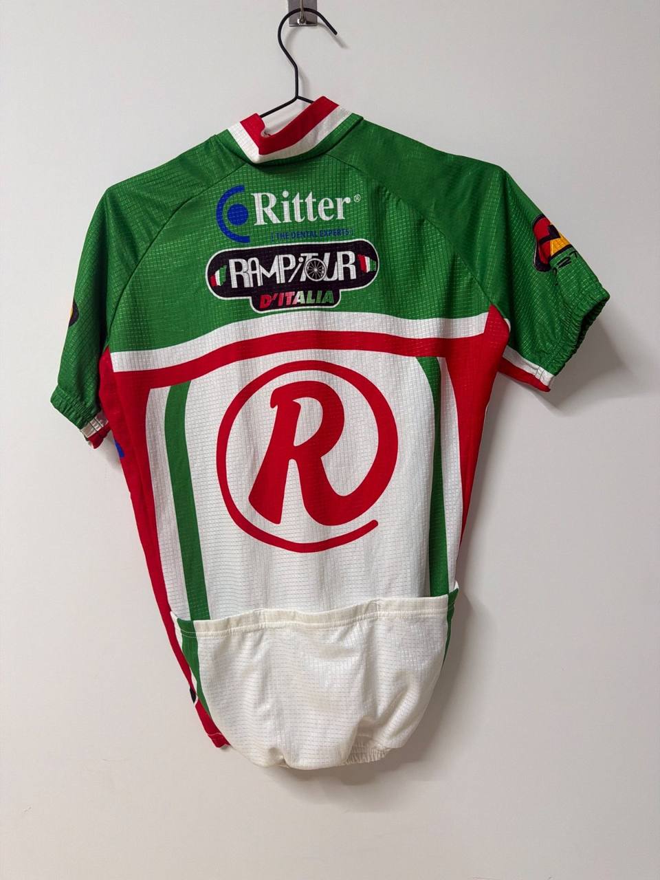 Maillot ciclismo Ramp Tour d'Italia Ritter Talla 46 Vintage, verde, blanco y rojo — foto 2