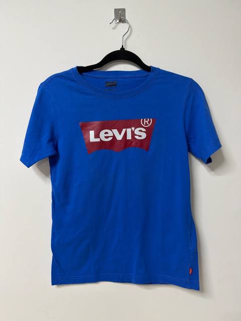 Levi's camiseta niño azul Talla 14A 164cm logo batwing