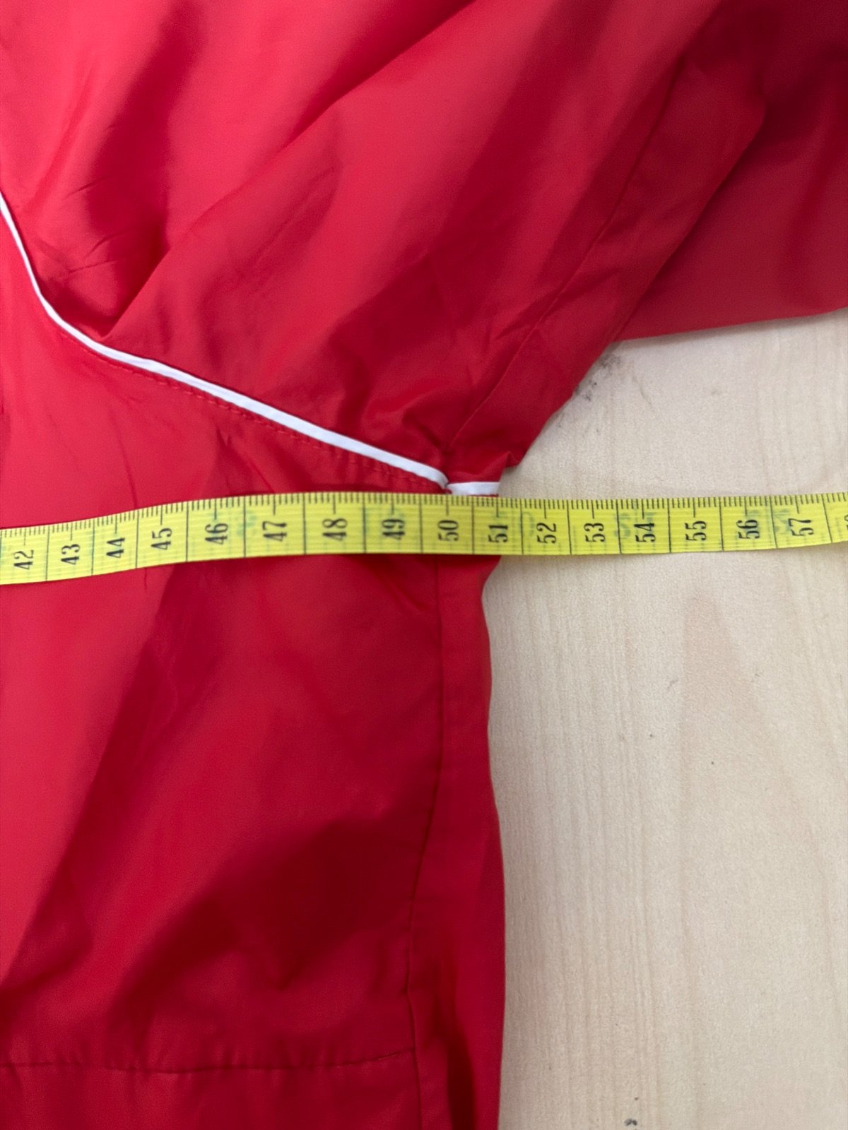 NIKE Track Jacket Red Windbreaker Youth XL 1. FC-TSG Königstein Football — foto 6