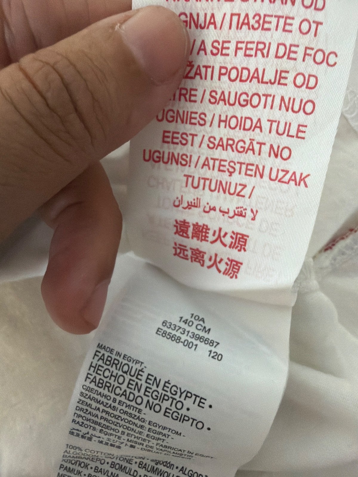 Levi's camiseta niño logo tricolor blanca manga corta vintage — foto 5