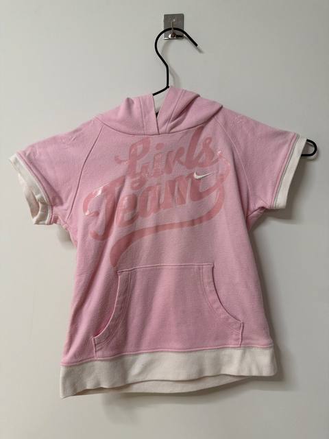 Nike Girls Team sudadera capucha niña Rosa Vintage