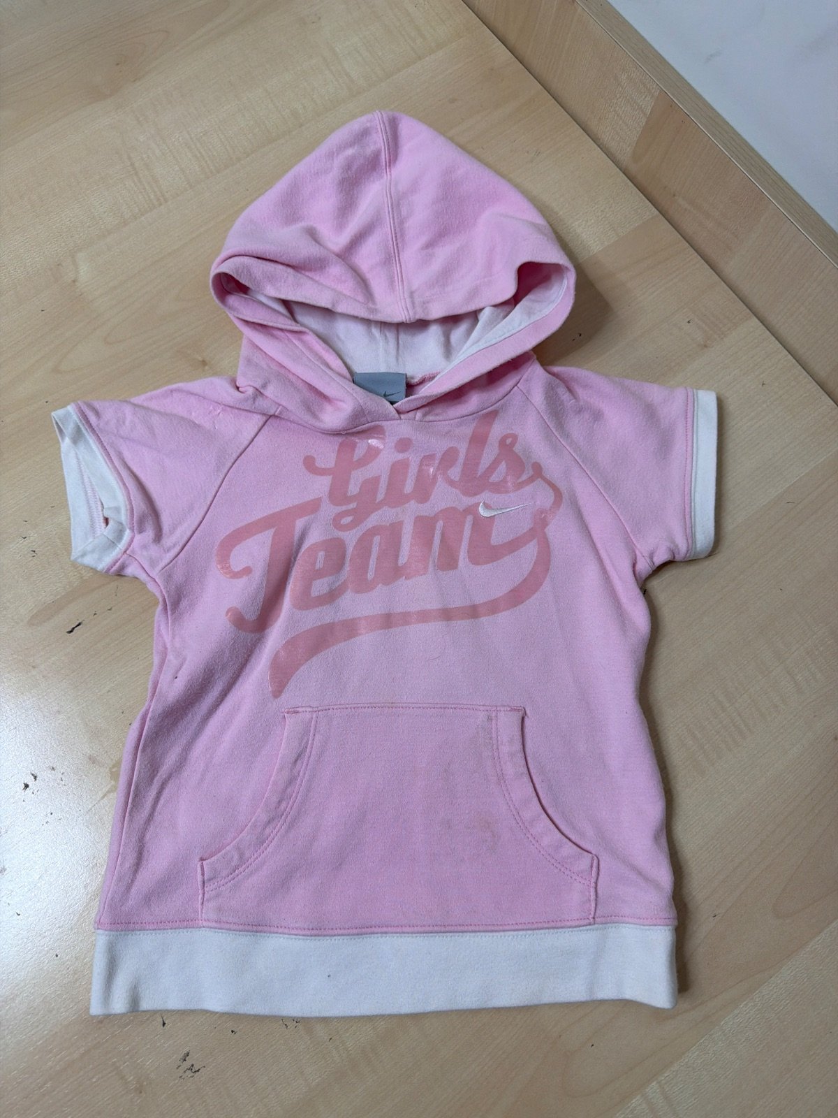 Nike Girls Team sudadera capucha niña Rosa Vintage — foto 3