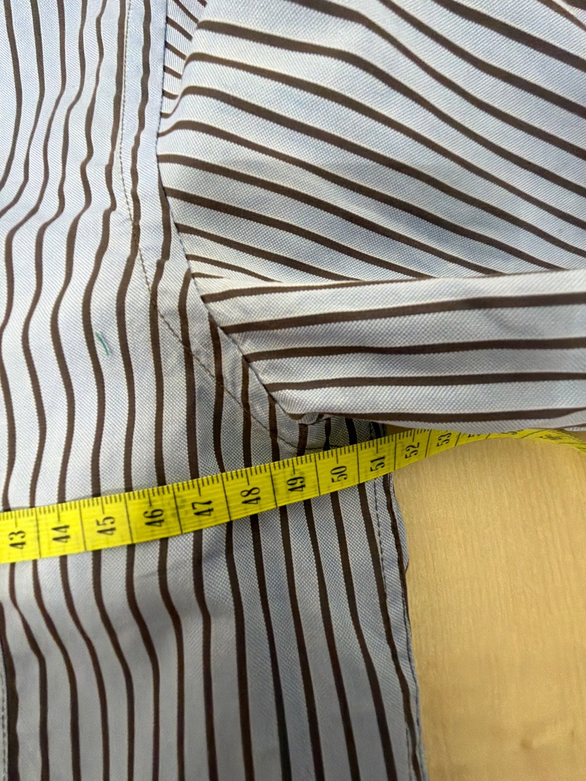 Lacoste camisa rayas azul manga larga Vintage Streetwear — foto 6