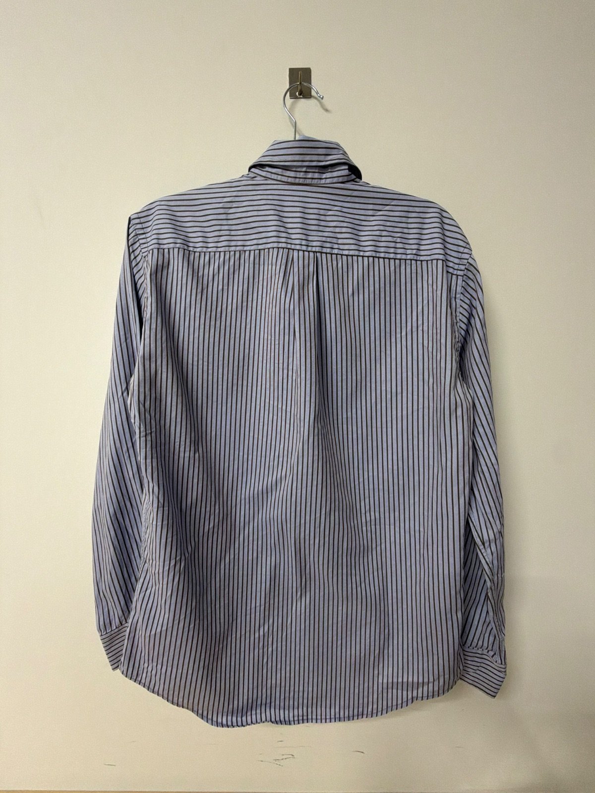 Lacoste camisa rayas azul manga larga Vintage Streetwear — foto 3