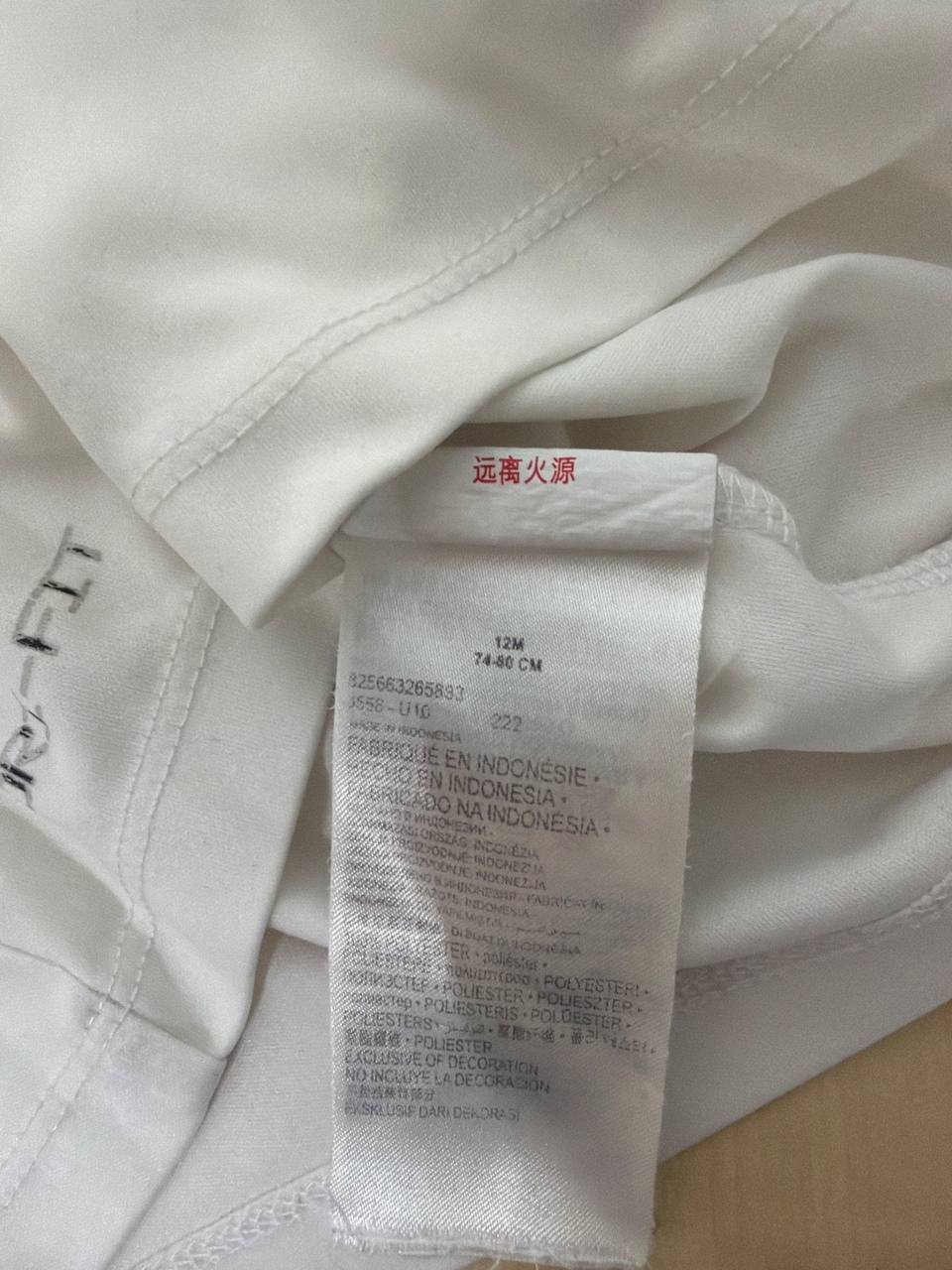 Nike Camiseta Bebé Niño Blanca Dri-Fit Logo Vintage — foto 5
