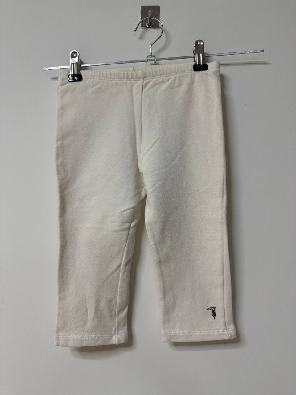 Trussardi Junior leggings bebé 18-24M crudo vintage