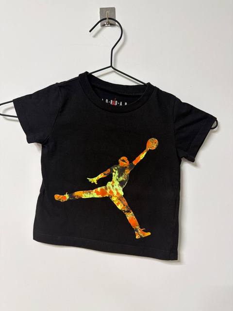 Jordan camiseta bebé niño 18M negra Jumpman deporte