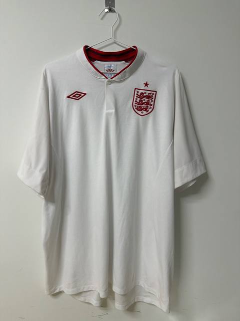 UMBRO England National Team Football Shirt 2010 Tailored Vintage Jersey