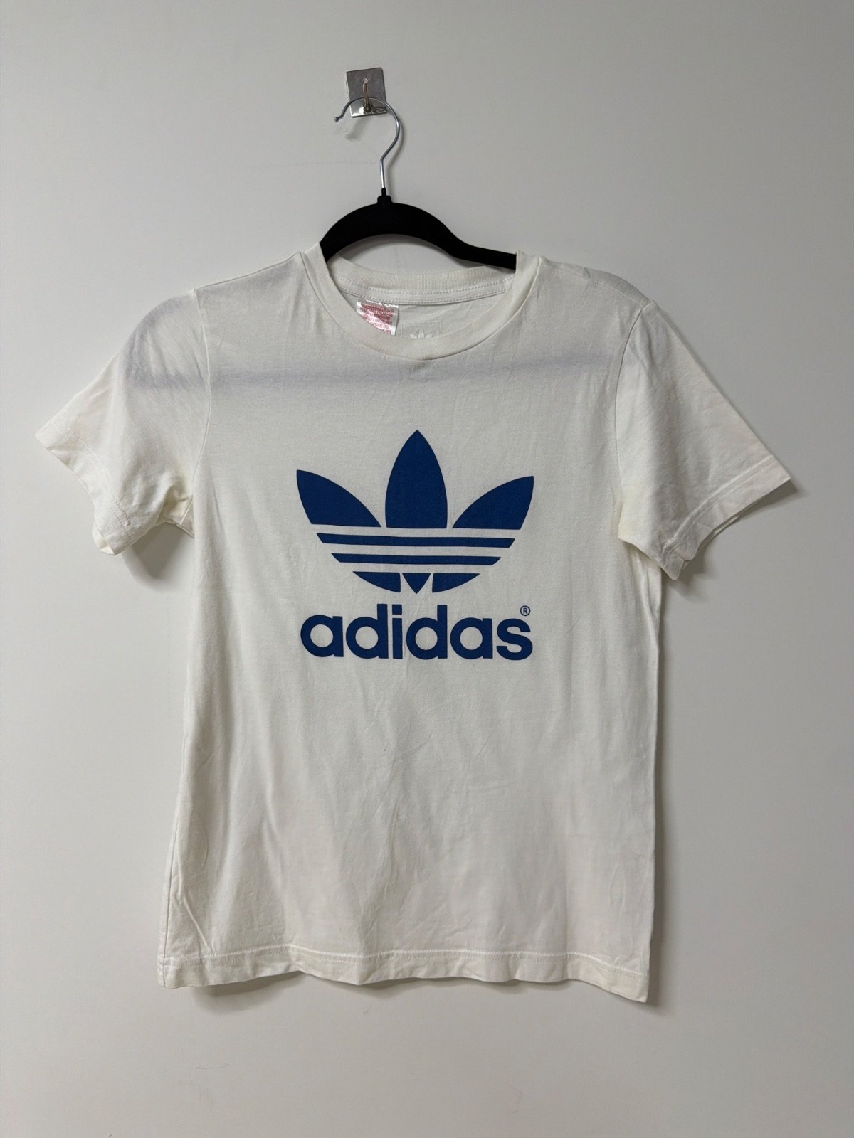 Adidas Originals Camiseta Trébol Blanca Vintage Streetwear
