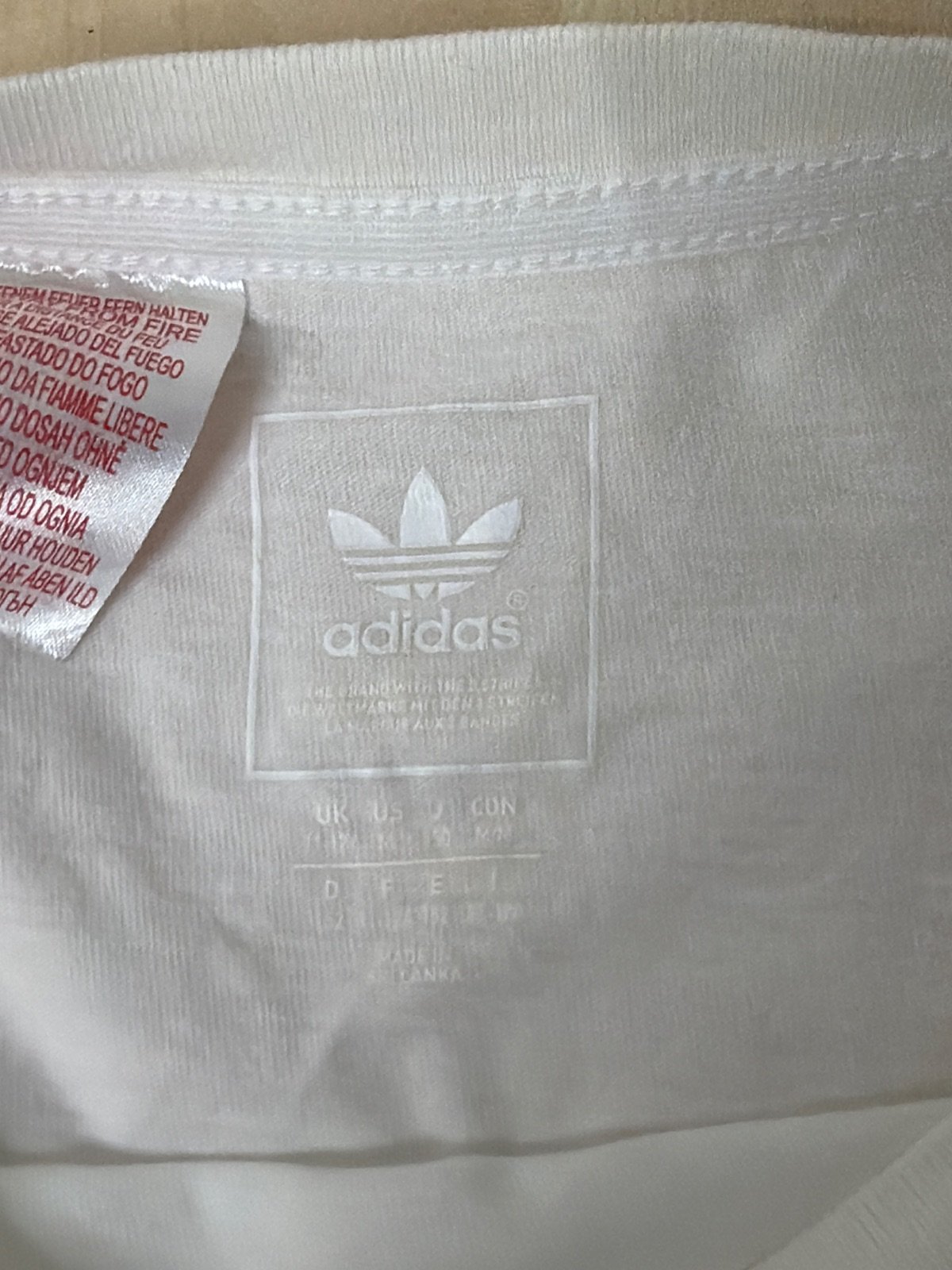 Adidas Originals Camiseta Trébol Blanca Vintage Streetwear — foto 3