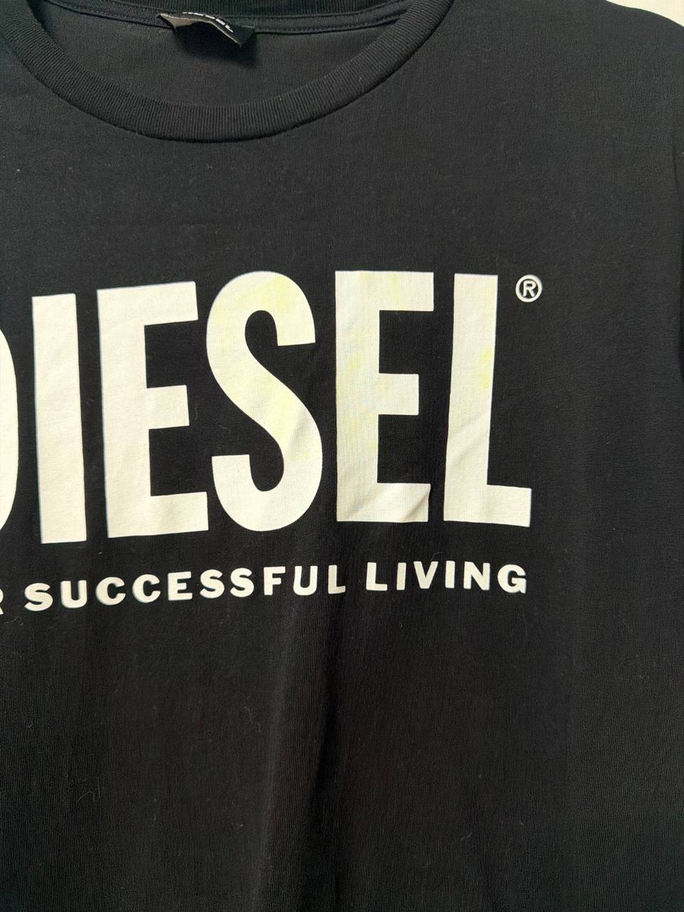 Diesel Camiseta Negra Logo For Successful Living Vintage — foto 2