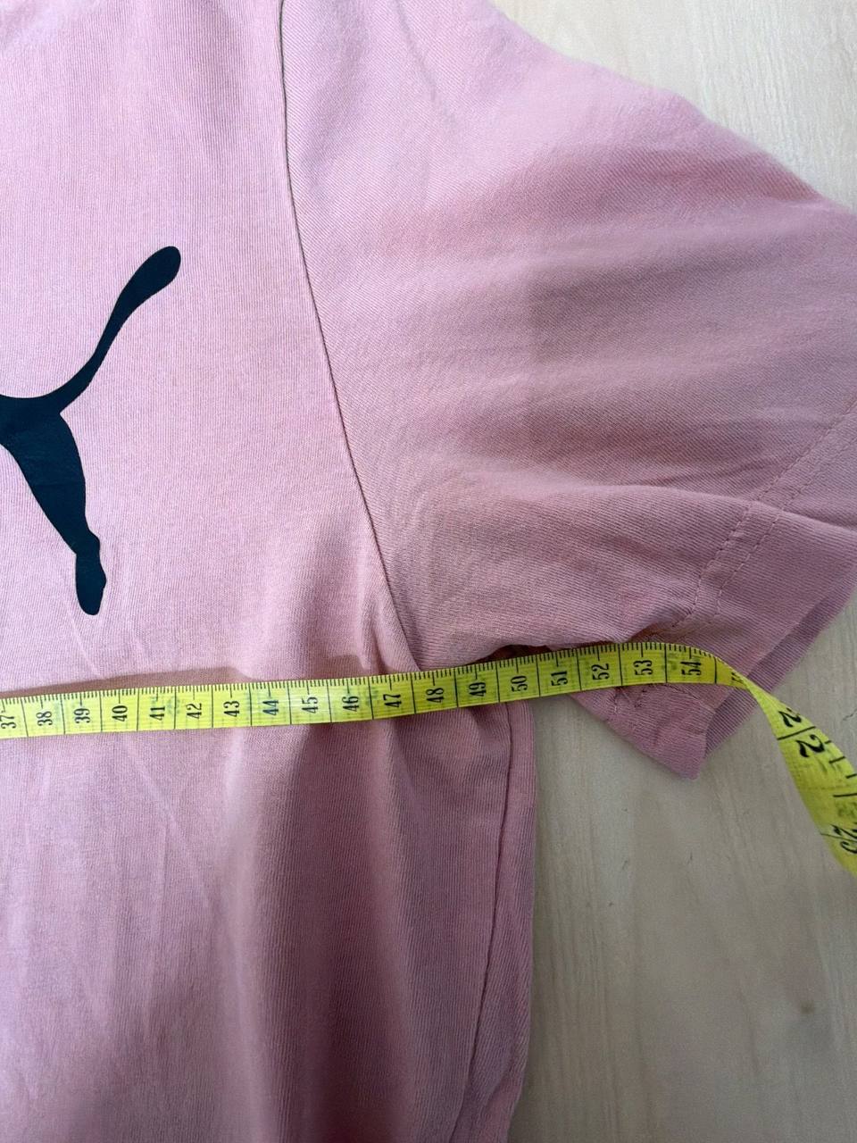 Camiseta Puma rosa salmón Talla M logo vintage streetwear — foto 7