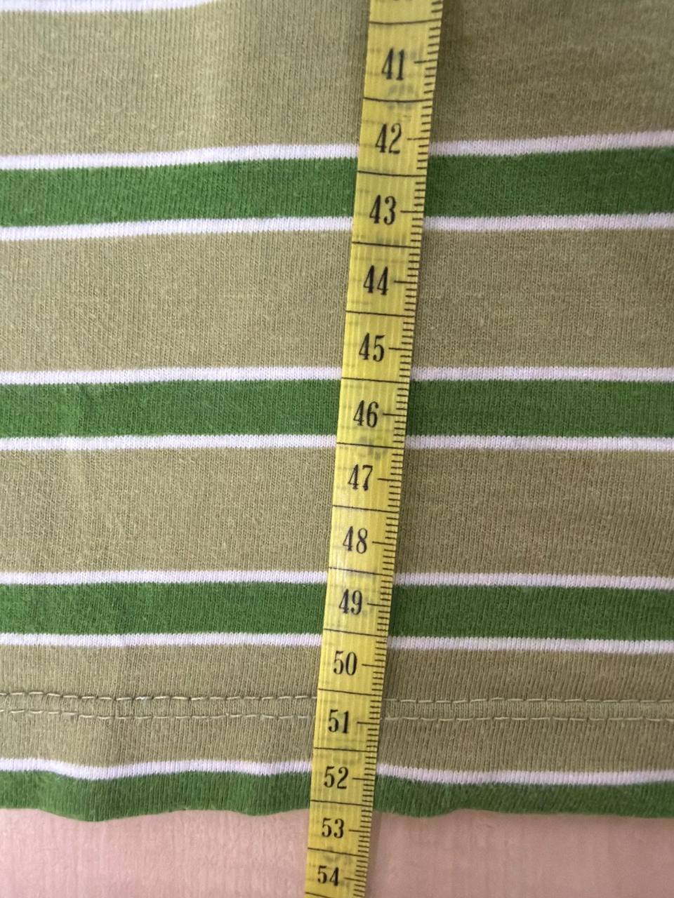 Camiseta Vintage Sergio Tacchini Rayas Verdes - Estilo Y2K / Baby Tee (Talla S) — foto 7