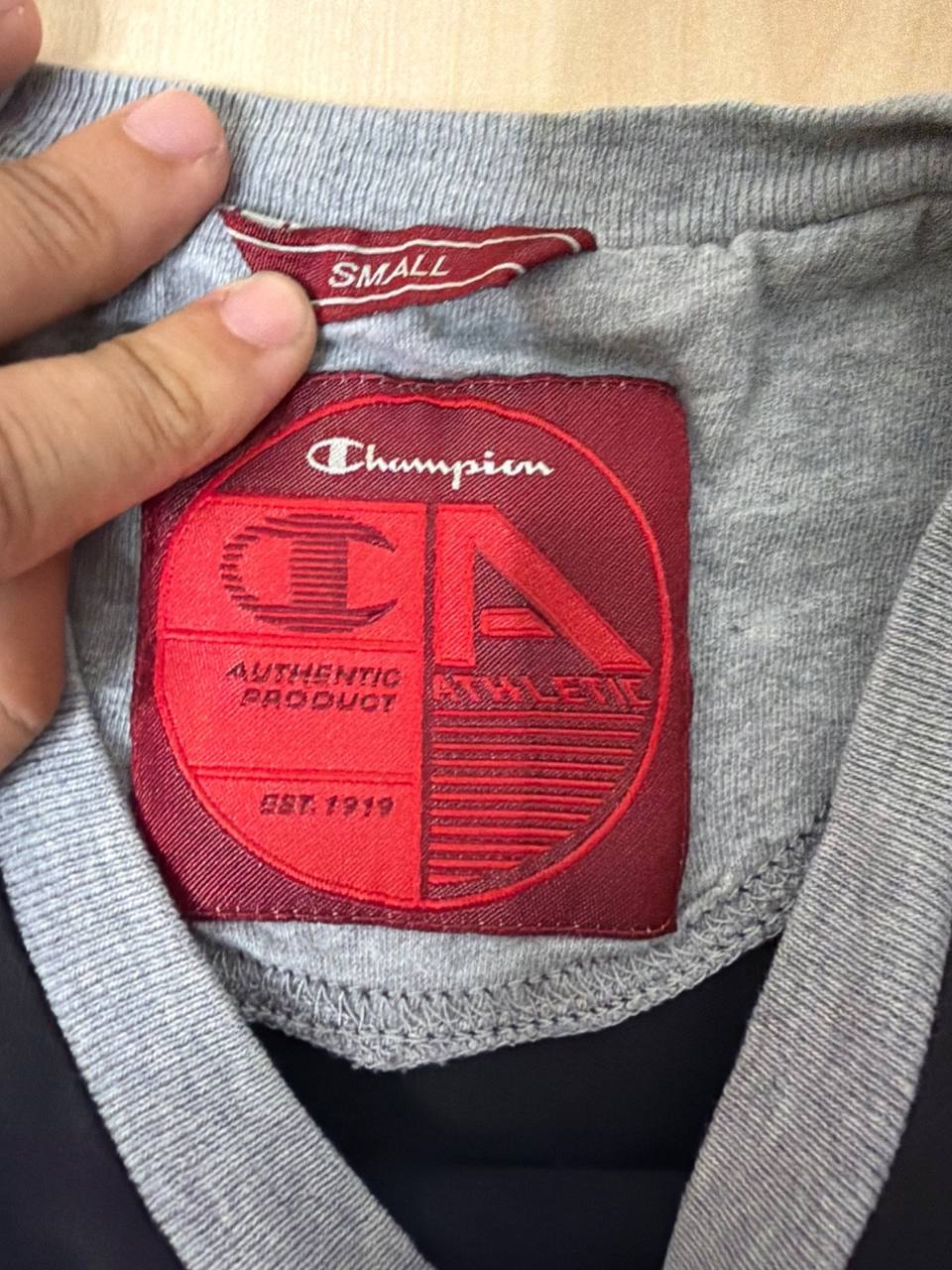 Champion camiseta tirantes negra logo bordado vintage streetwear — foto 6
