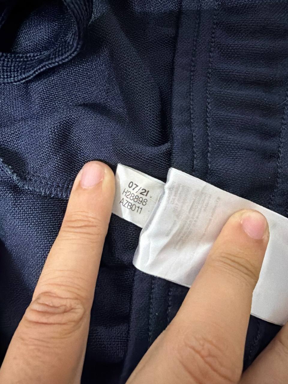 ADIDAS Track Pants Navy Blue Tiro 21 Aeroready Sportswear Size M, azul marino — foto 5