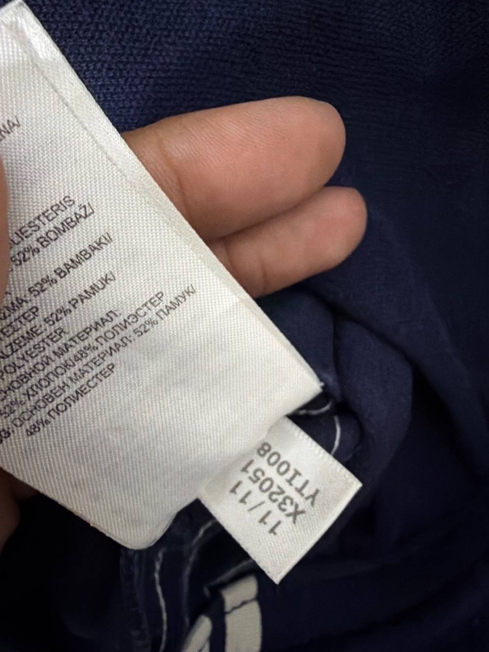 Adidas Originals Track Pants Navy Blue Straight Leg Y2K Retro, azul marino — foto 7