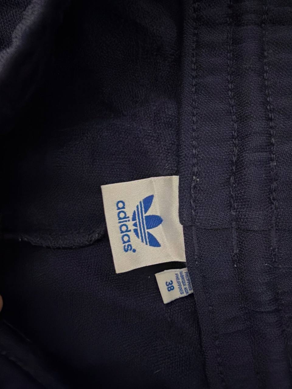Adidas Originals Track Pants Navy Blue Straight Leg Y2K Retro, azul marino — foto 6