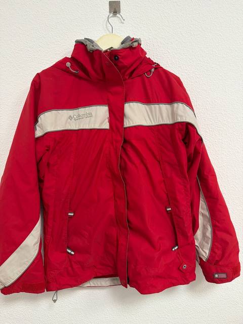 Chaqueta Columbia de mujer talla s roja con forro