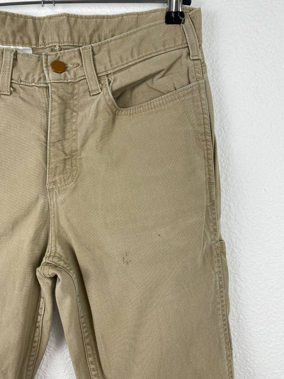 Carhartt Pantalón Carpintero Caqui Workwear Vintage Streetwear — foto 8