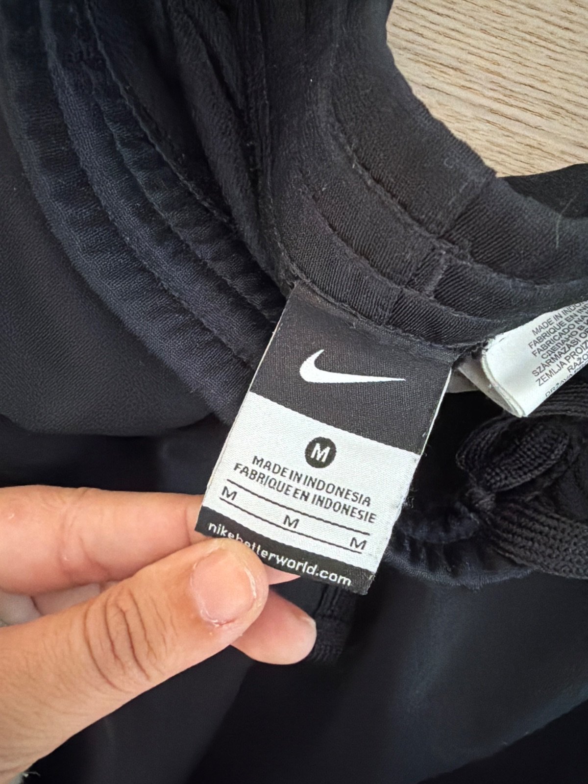 Nike Trackpants negro Talla M Pantalón chándal Streetwear Vintage — foto 3