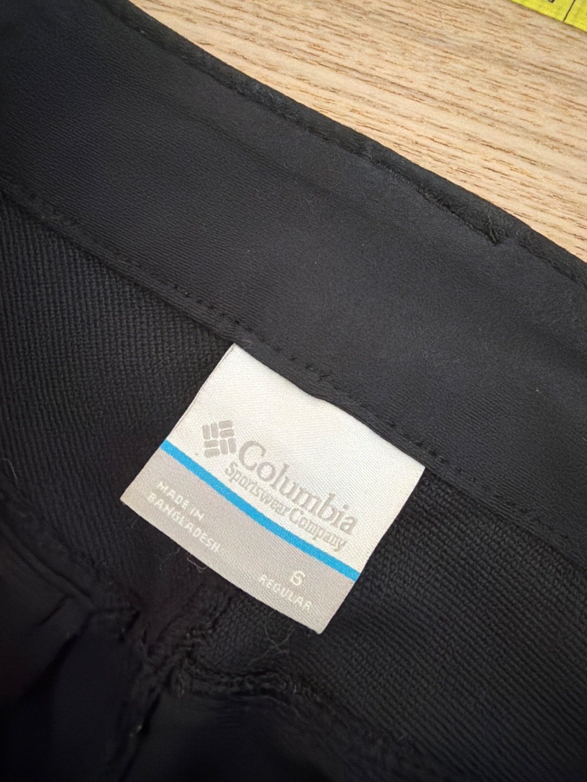 Columbia Pantalón Trekking Negro Omni-Shield Montaña Senderismo — foto 7