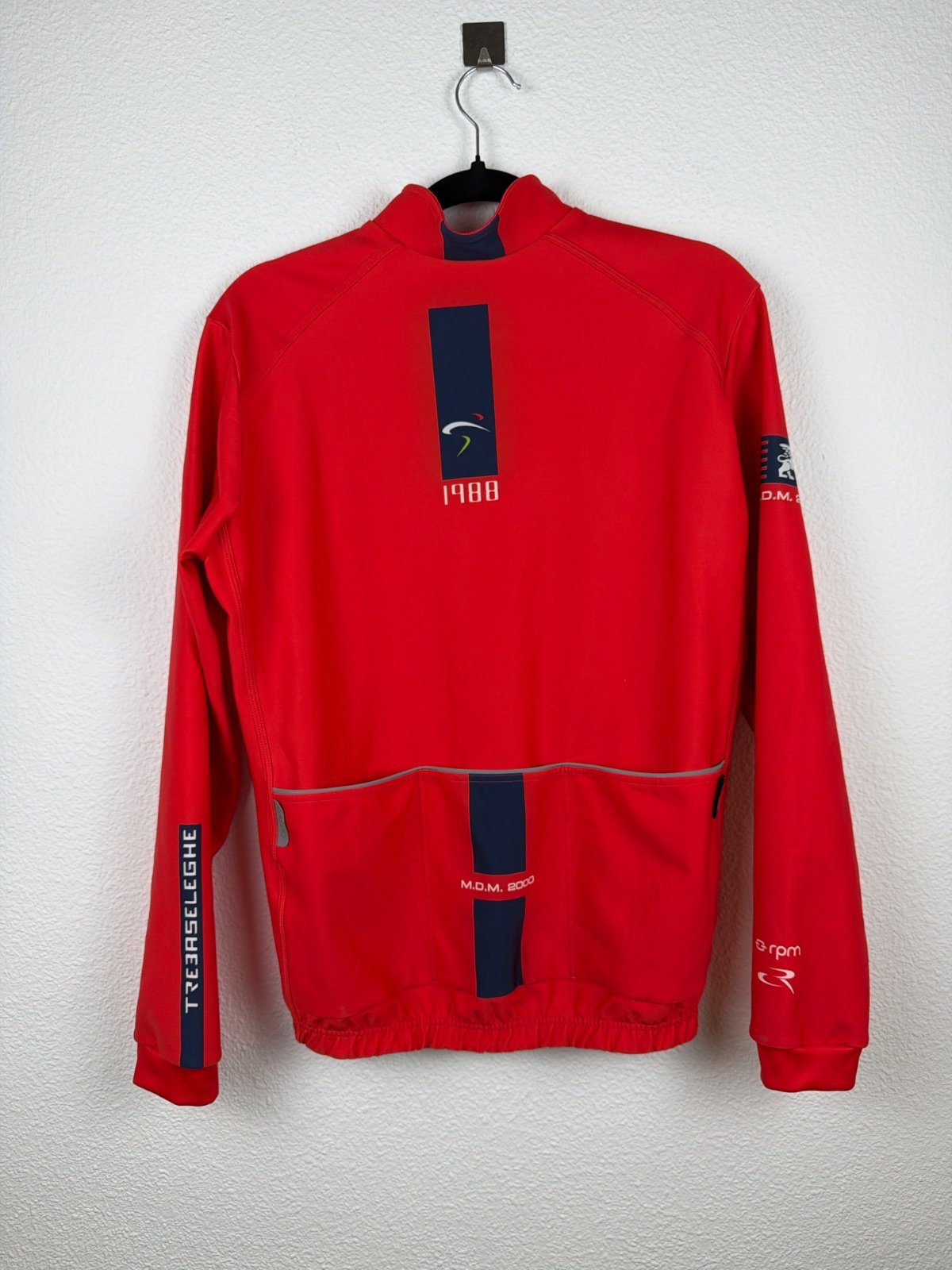 RPM Maillot Ciclismo Trebaseleghe Talla L Windproof Italia Vintage — foto 2