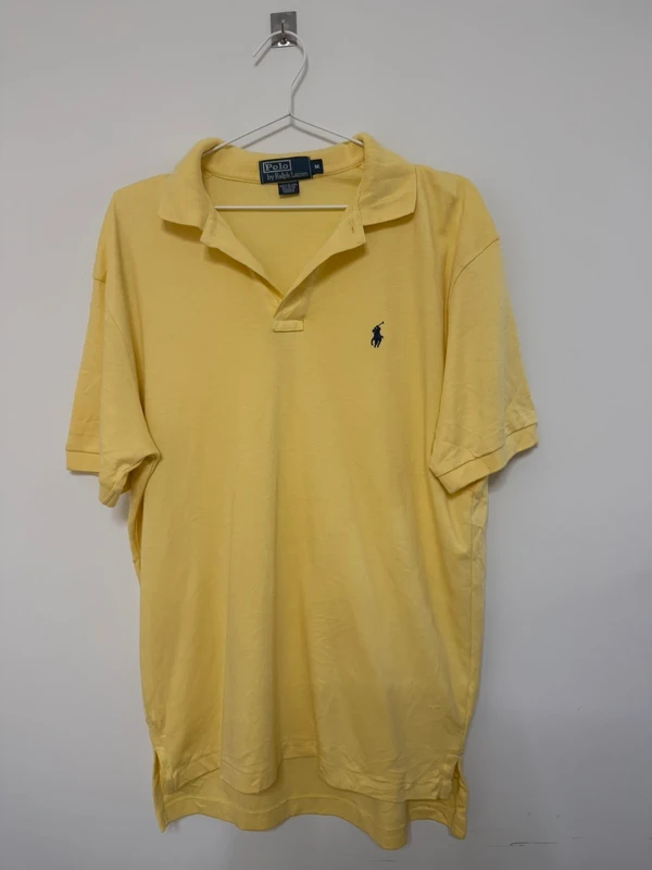 Polo Polo Ralph Lauren Amarillo Vintage - Talla M