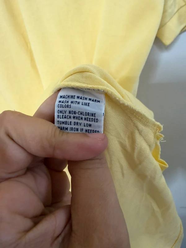 Polo Polo Ralph Lauren Amarillo Vintage - Talla M — foto 5
