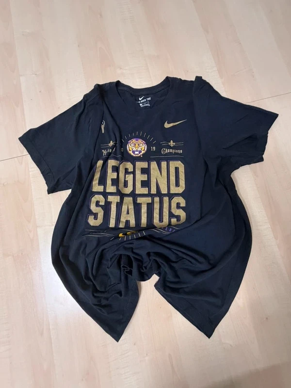 Camiseta Nike LSU Tigers Legend Status 2019 National Champions XXL