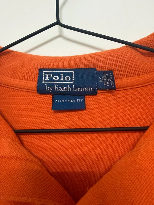Polo Polo Ralph Lauren Naranja Custom Fit - Talla M — foto 3