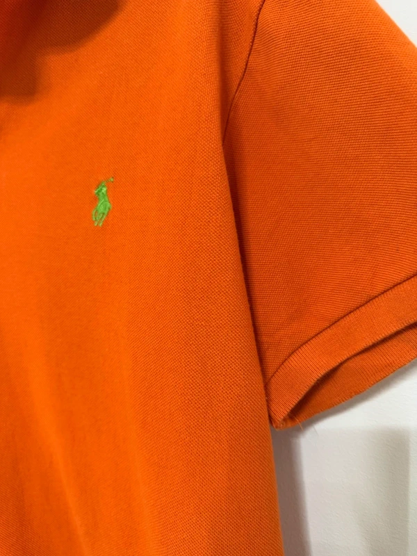 Polo Polo Ralph Lauren Naranja Custom Fit - Talla M — foto 4